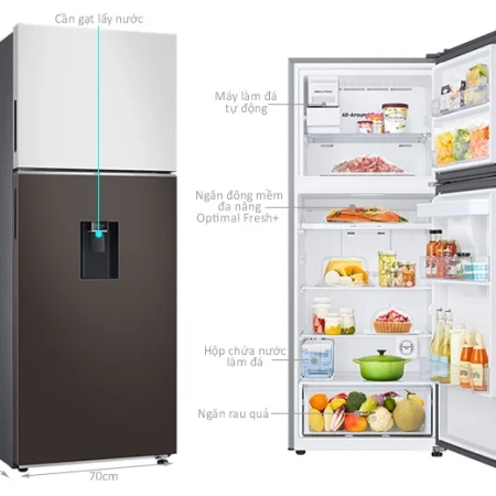 Tủ lạnh Samsung Bespoke Inverter 382 lít RT38CB6784C3SV - Hình ảnh 2