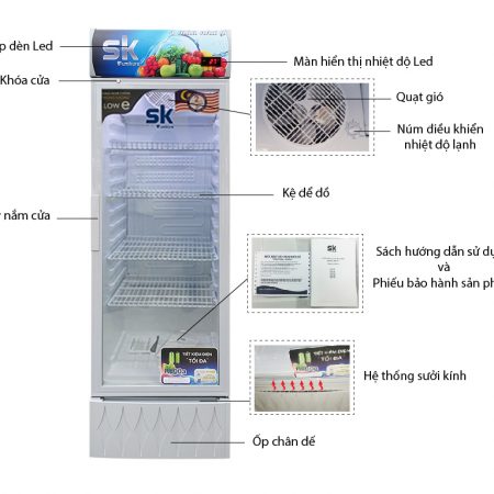 Tủ mát Sumikura SKSC-400FC (400 lít)