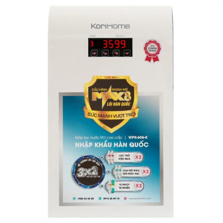Máy lọc nước RO Korihome WPK-606-K 8 lõi