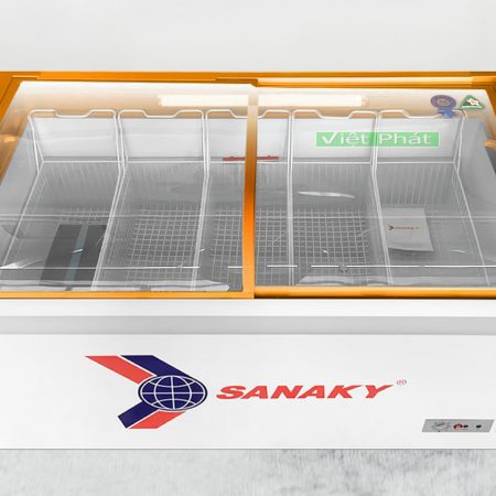 Tủ đông Sanaky VH-3899KB Viền Vàng 280 Lít