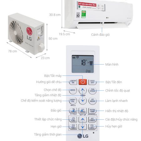 Máy lạnh LG Wifi Inverter 1.5 HP V13API - Hình ảnh 3