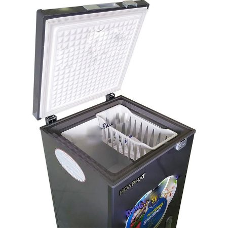 Tủ đông mini FUNIKI HCF 106S1ĐSH 100L dàn đồng màu xanh - Hình ảnh 3