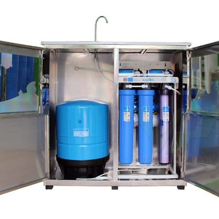 Máy lọc nước bán công nghiệp Karofi KB30 30L/h, có tủ - Hình ảnh 2