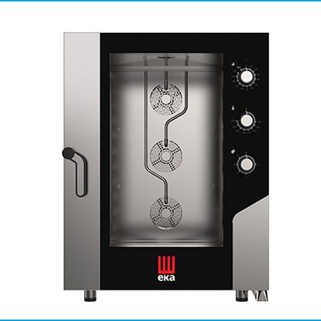 Lò nướng hấp đa năng điều khiển cơ Eka MKF 1021S 10 Khay