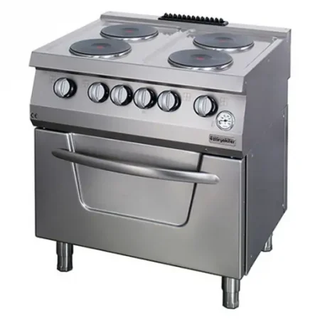 Bếp Âu 4 họng có lò nướng dùng điện Ozti OSOEF 8070